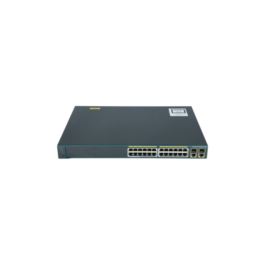 سوئیچ شبکه 26 پورت با 8 پورت PoE سیسکو مدل WS-C2960+24LC-S